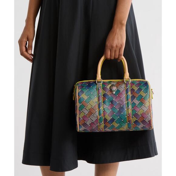 Kurt Geiger London Camden Boston Barrel Satchel - Picture 4 of 6